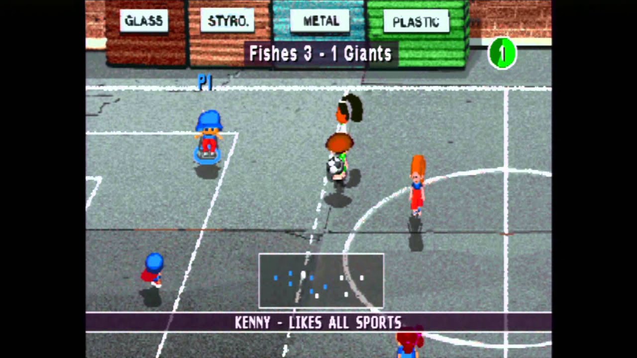 Backyard Soccer (PS1) Gameplay