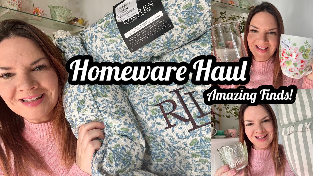 TK Maxx | Charity Shop Haul | Tesco | Thrifting | Homeware Haul | Kate McCabe 