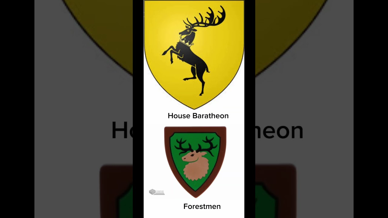 Game of Thrones Houses as Lego Castle Factions #lego #legocastle #gameofthrones