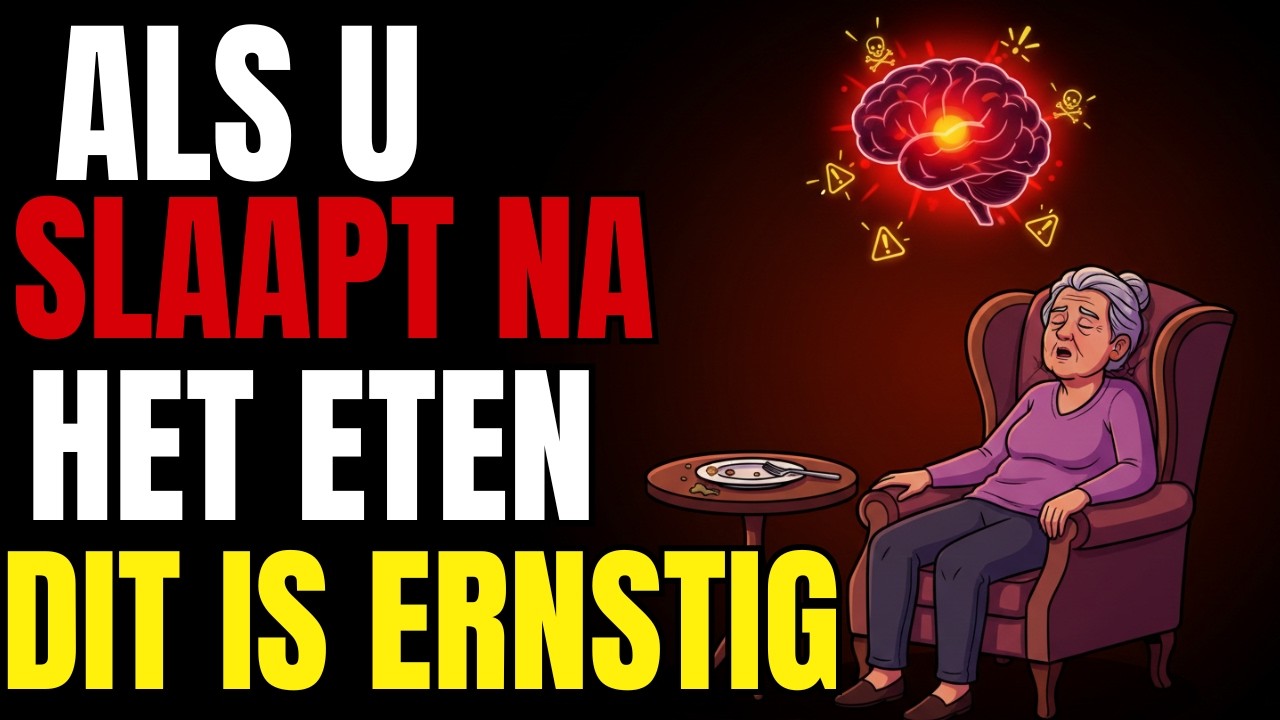 Als u zich moe voelt na het eten, geeft uw metabolisme een signaal af