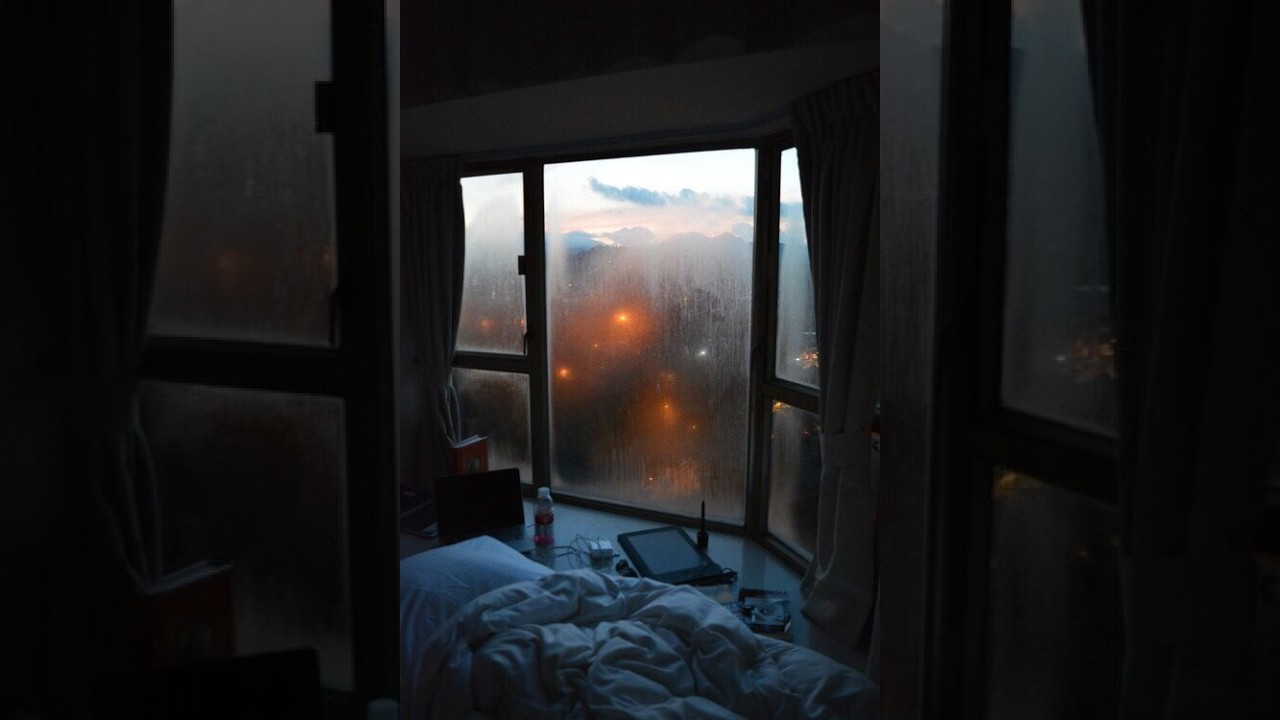 You’re Finally Home – A Cozy Rainy Evening Room | 9 Hours 45 Minutes