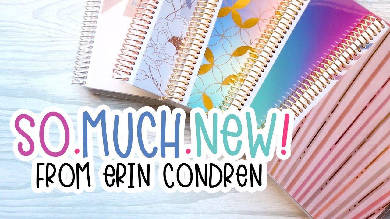 NEW *MUST HAVE?!* PRODUCTS! | ERIN CONDREN | HanCanPlan