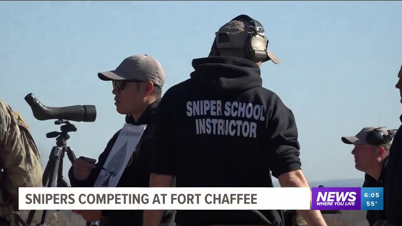 Sniper competitions are being held at Ft. Chaffee this week