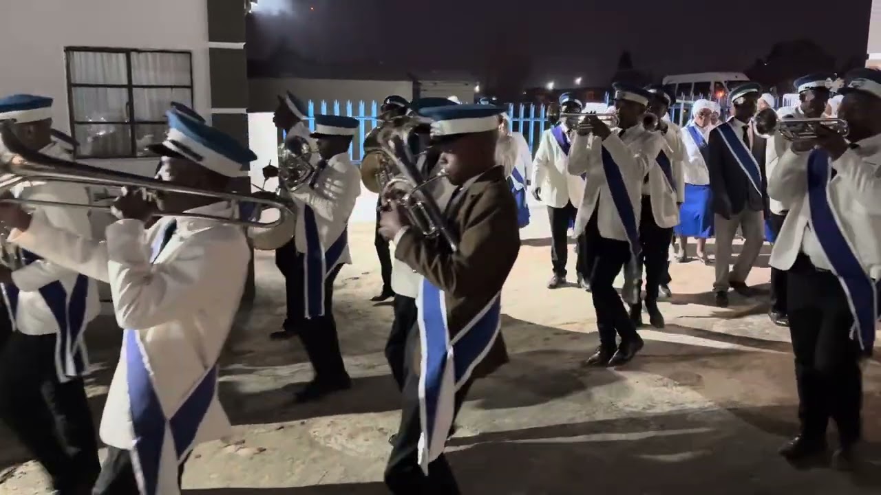 Nhlazatshe Brass Band Arrival At Mayflower Kwa’Khanye