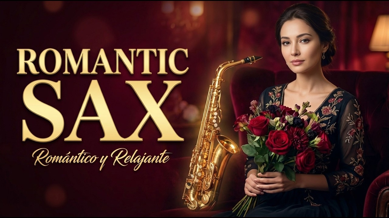 Saxofón romántico suave para relajarse y dormir tranquilo toda la noche (1 hora)
