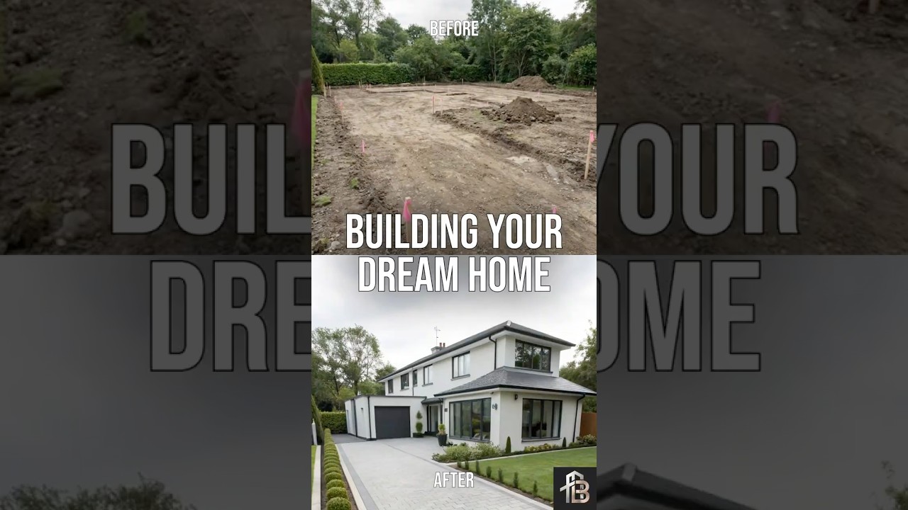 Building My Dream Home: From Empty Lot to Finished House! 🏠