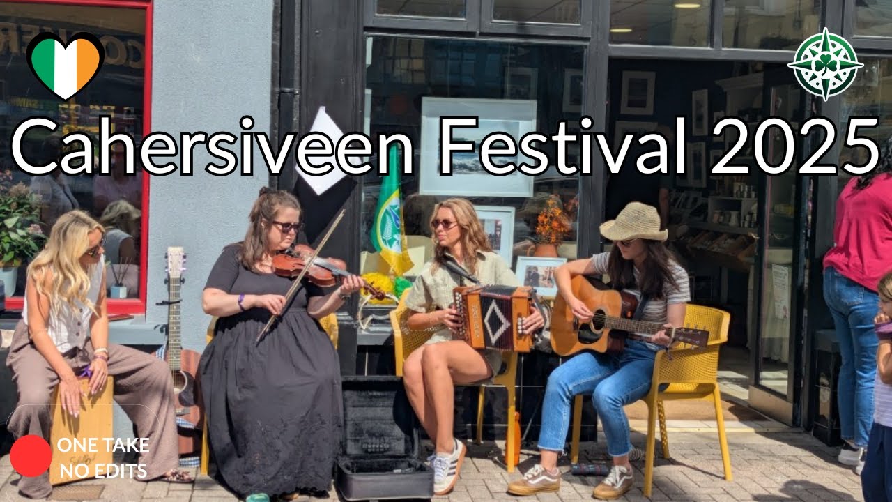 🇮🇪 🎶🚶&zwj;♂️ Cahersiveen 2025 | Walking Tour & Arts Festival Busking