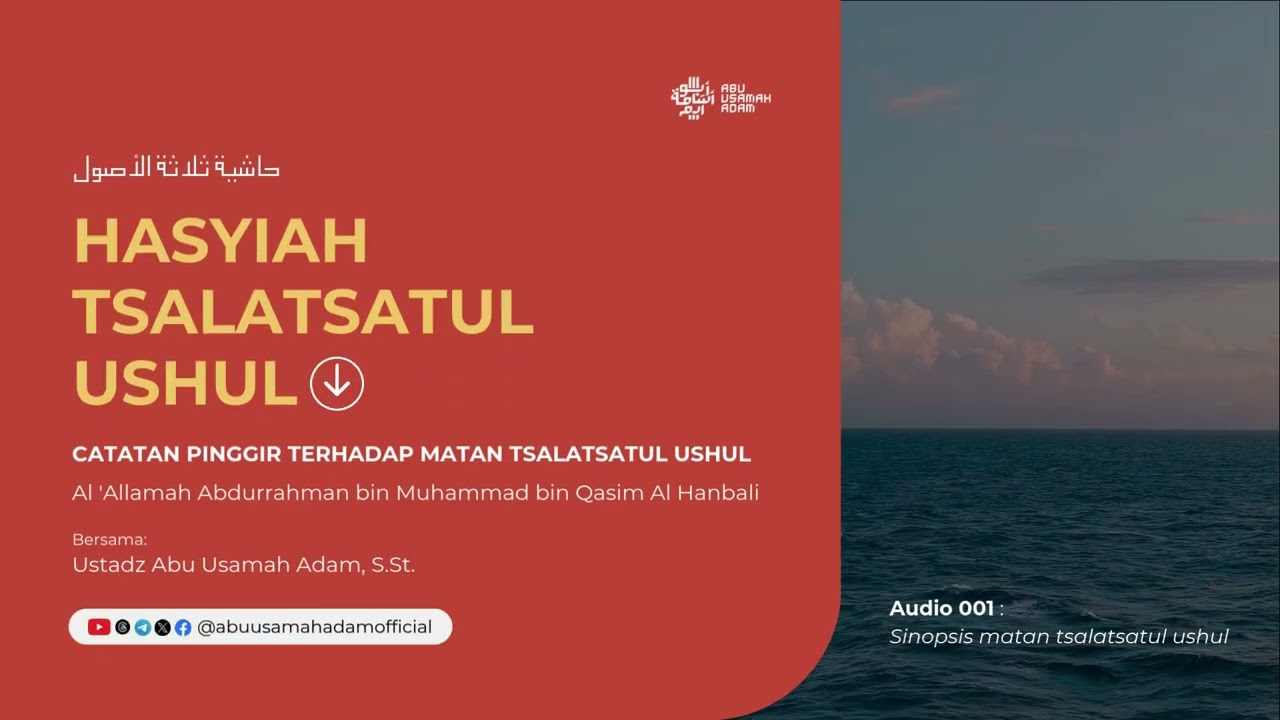 1. Sinopsis Kitab Tsalatsatul Ushul