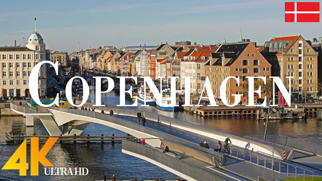 Copenhagen 4K drone view &bull; Amazing Aerial View Of Copenhagen | Relaxation film with calming music
