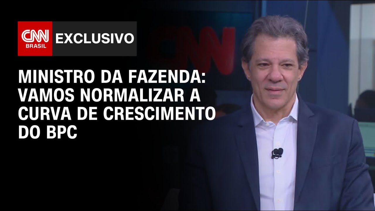 Vamos normalizar a curva de crescimento do BPC, diz Haddad &agrave; CNN | BASTIDORES CNN
