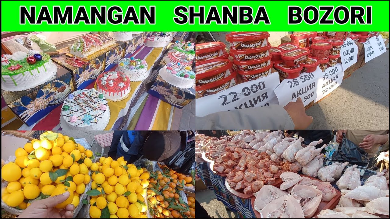 NAMANGAN SHANBA BOZORI. BUGUN BOZORDAGI NARX - NAVO BILAN TANISHING! #namangan #bozor #narxlari2024