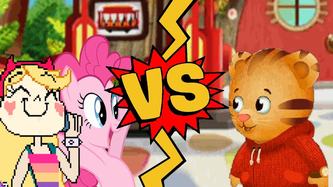 M.U.G.E.N Battles | Star Butterfly/Pinkie Pie vs Daniel Tiger