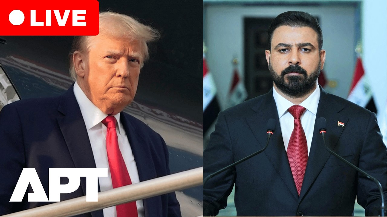LIVE: Trump Meets Iraqi Prime Minister Ali al-Zaidi at White House | APT