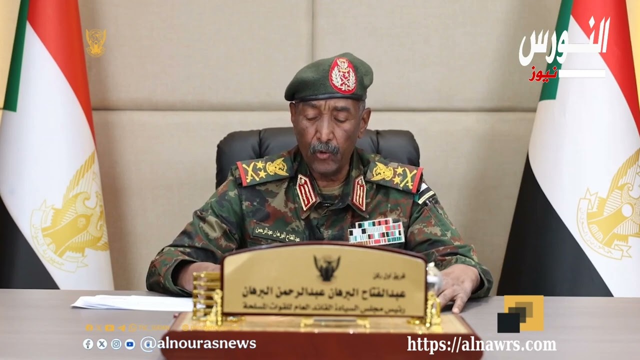 كلمة رئيس مجلس السيادة بمناسية عيد الفطر المبارك