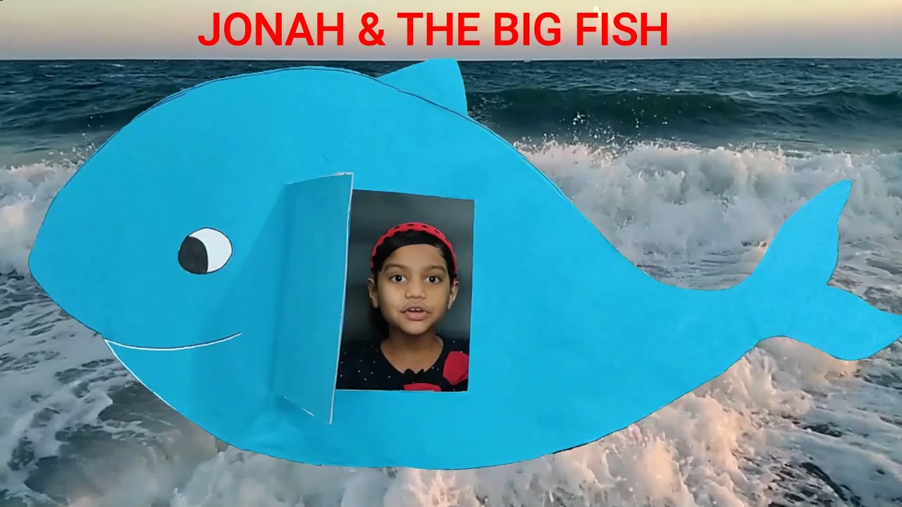 Story -3| Jonah and the big fish | Bible Story | Art & Craft |Sunday school |VBS activity | Hailjes