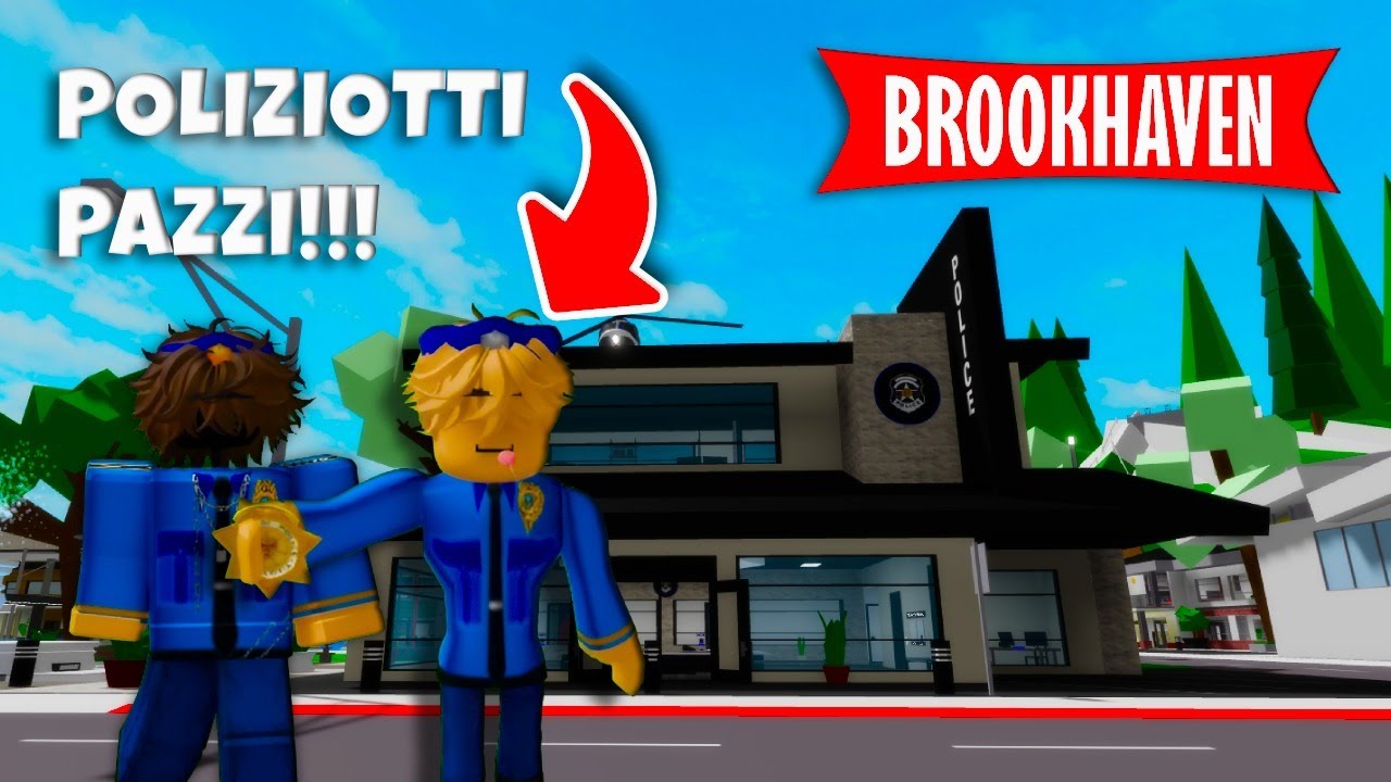 ci fingiamo poliziotti e arrestiamo persone a caso su ROBLOX BROOKHAVEN #roblox #brookhaven
