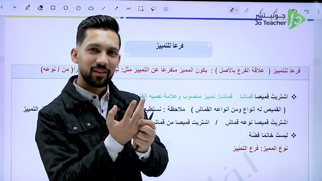 شرح التمييز ( الصف العاشر )  الفصل الثاني أ.فارس التلاوي