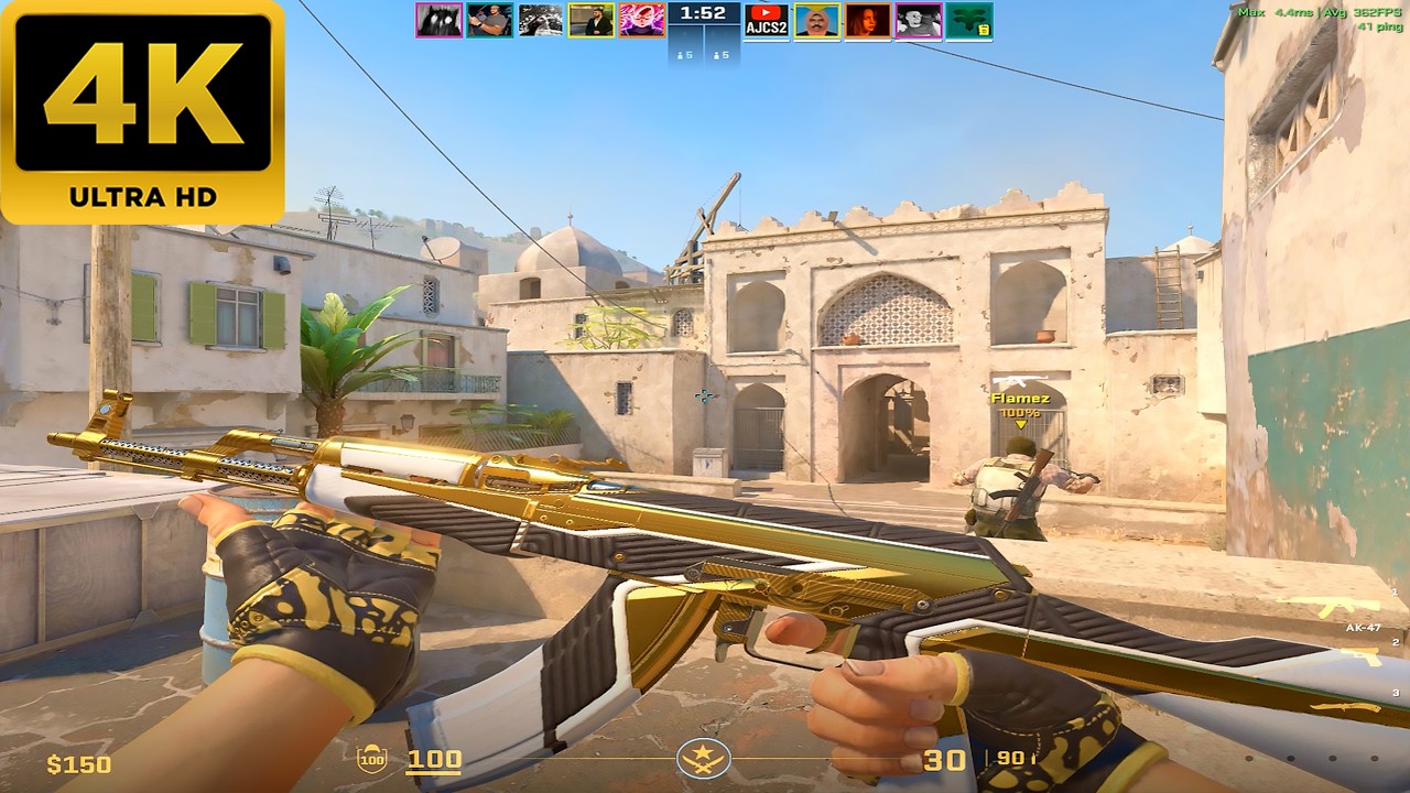 Counter Strike 2 -  Dust 2 - Full Gameplay