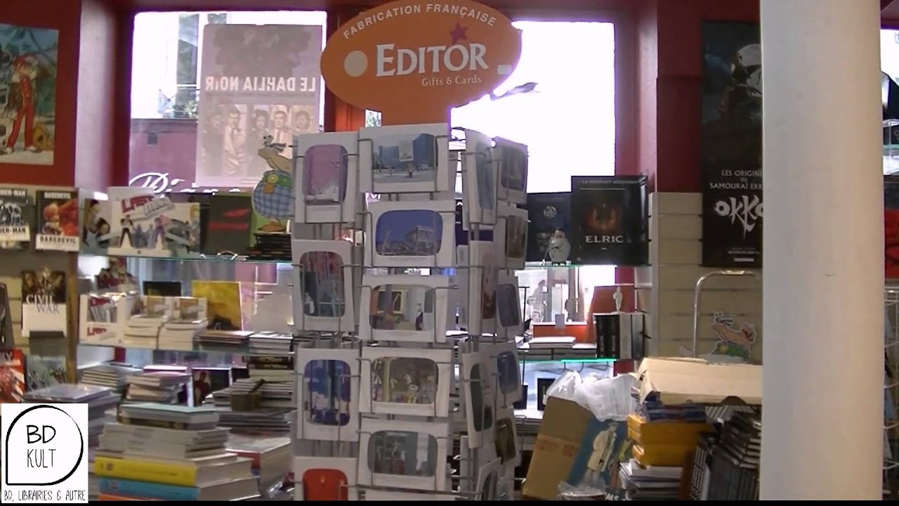 Int&eacute;rieur de la librairie BD Refuge BD - Paris