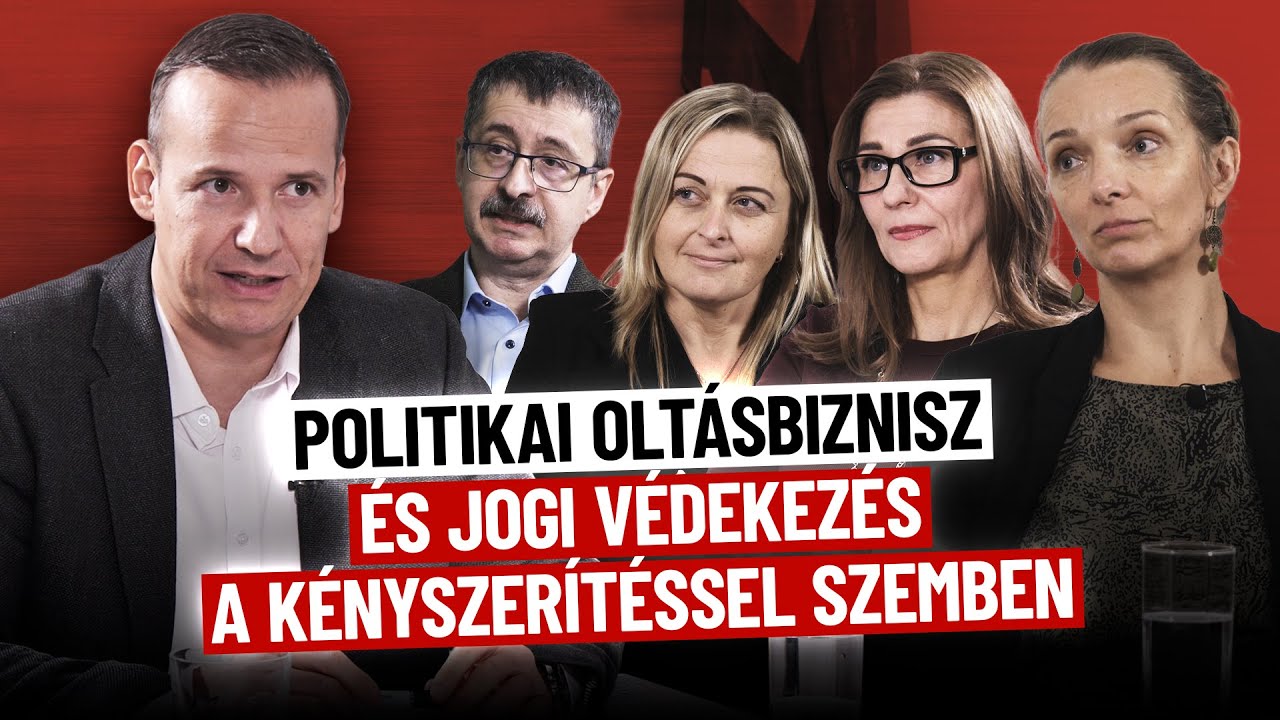 Politikai olt&aacute;sbiznisz &eacute;s jogi v&eacute;dekez&eacute;s a k&eacute;nyszer&iacute;t&eacute;ssel szemben