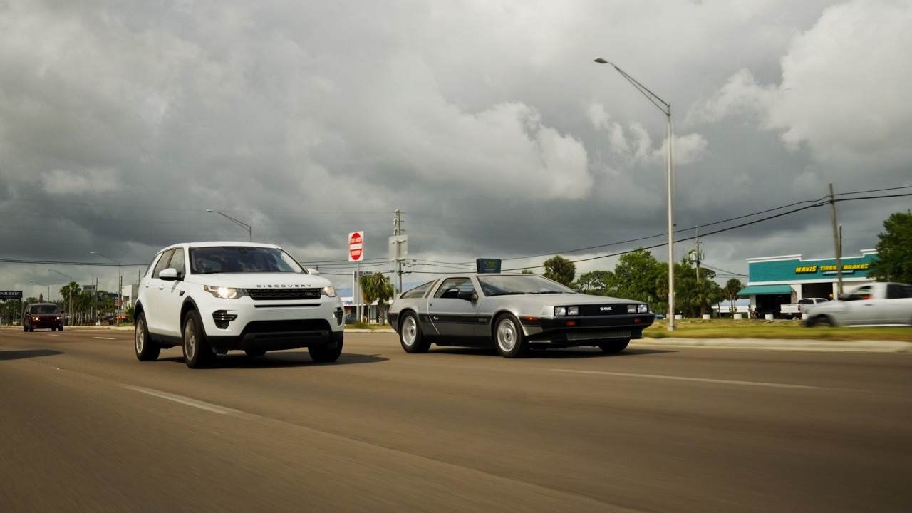 5 Minutes of DeLorean Driving on Public Roads