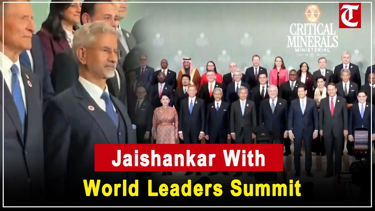 EAM S Jaishankar Attends Critical Minerals Ministerial, Joins Global Leaders’ Family Photo