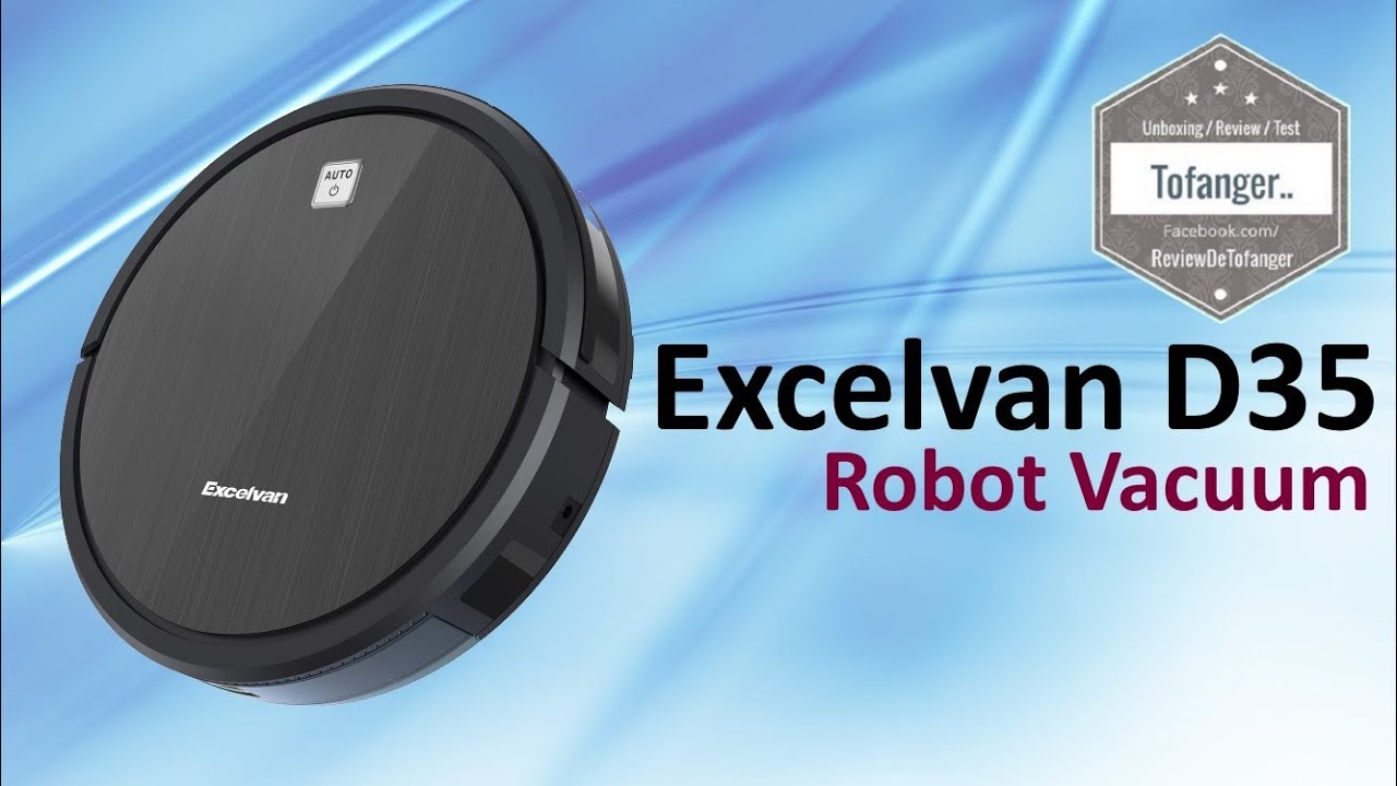 Интеллектуальный робот-пылесос Excelvan D35 1600Pa - (Aiibot V9S) - Распаковка