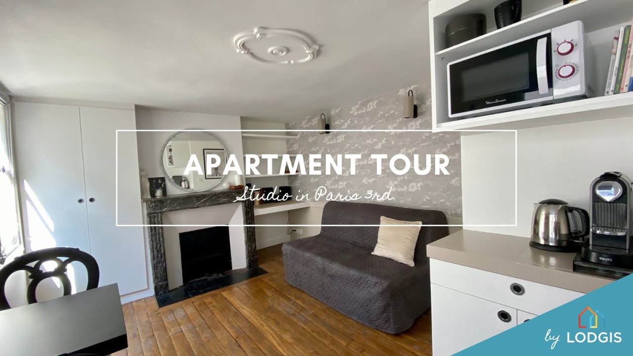 Apartment Tour // Furnished  18m2 in Paris – Ref : 10324303