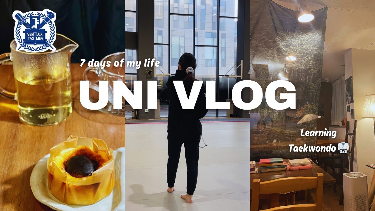 SNU Winter Classes 7 Days 🥋 | Learning Taekwondo, Presentation, Hangouts | College Vlog