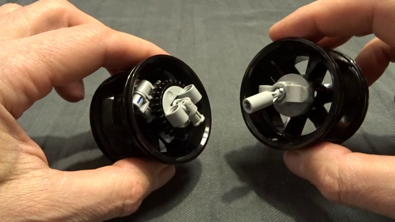 [POC] LEGO Technic - Pure LEGO turn-table based wheel hub /w instructions