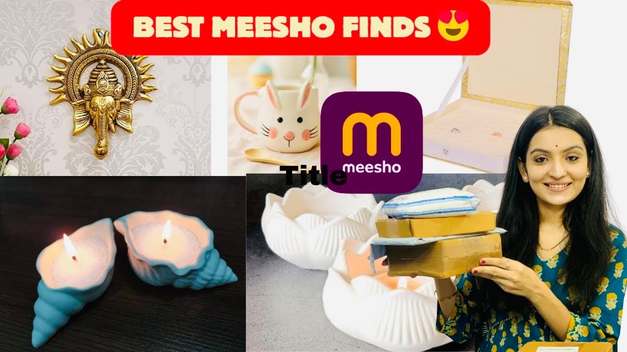 Meesho Shopping Haul 🛍 | Candle Holders, Cute Mug & Jewellery Organizer 