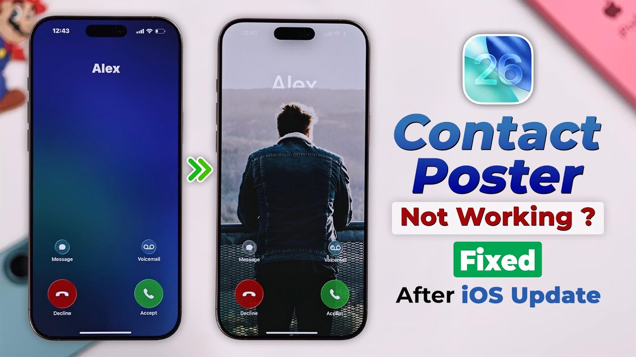 iOS 26: Fix Contact Poster Not Showing on iPhone After Update!