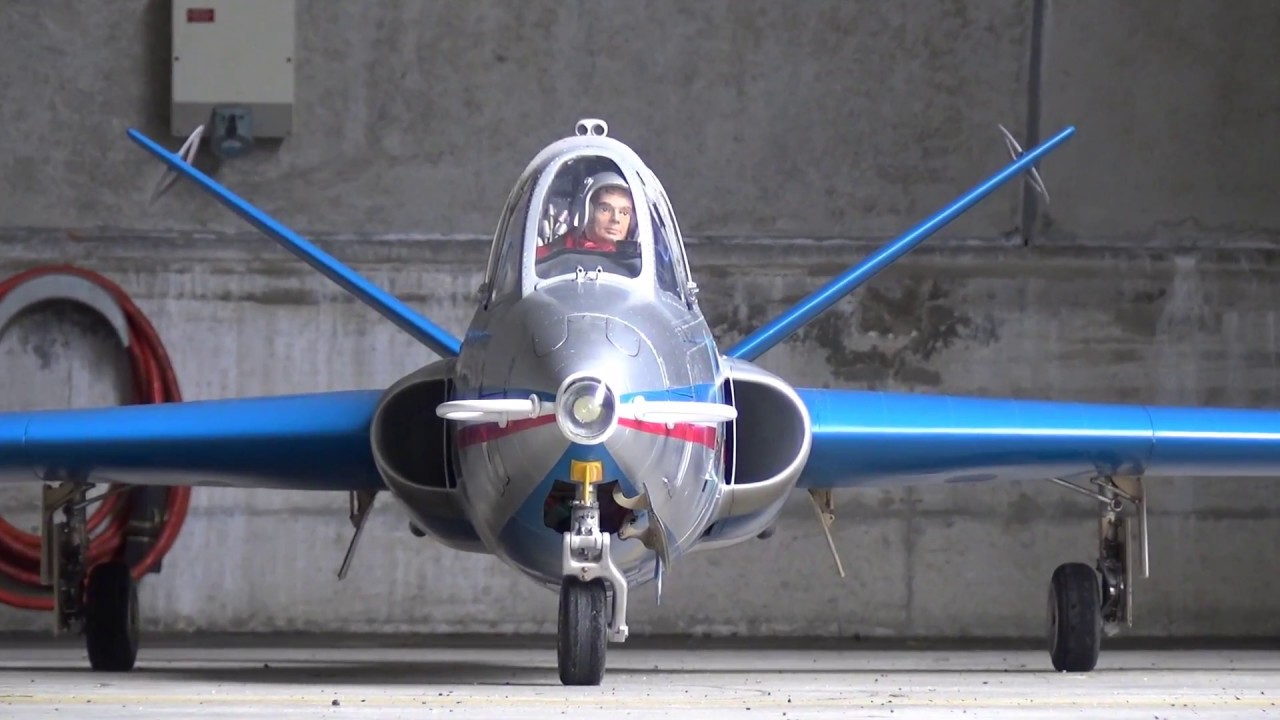 RC Scale Turbine Model Jet Fouga Magister Marc Levy F4C Scale World Championship Round 1