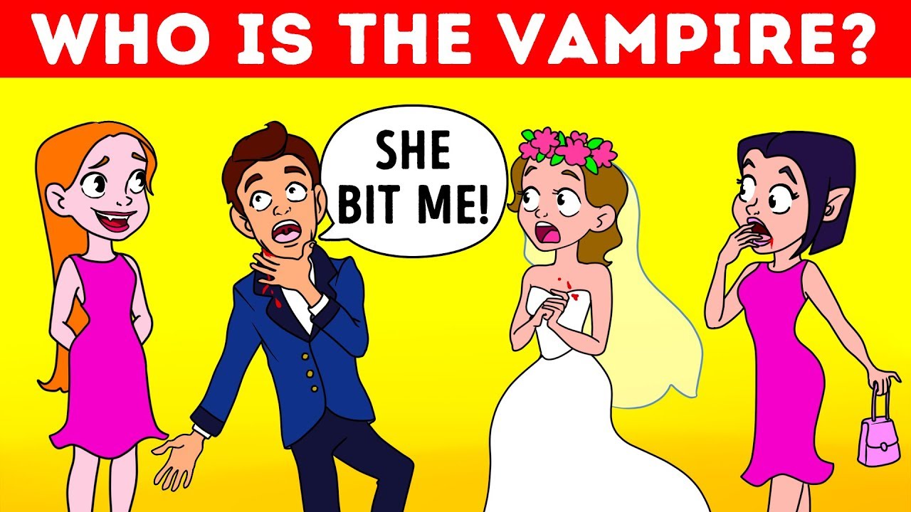 NEW VAMPIRE RIDDLES 🧛‍♂️ 18 COOL QUIZZES FOR VAMPIRE EXPERTS