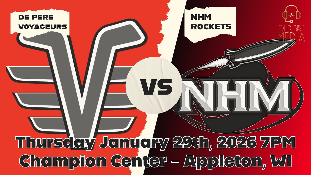 De Pere Voyageurs vs NHM Rockets 1-29-2026