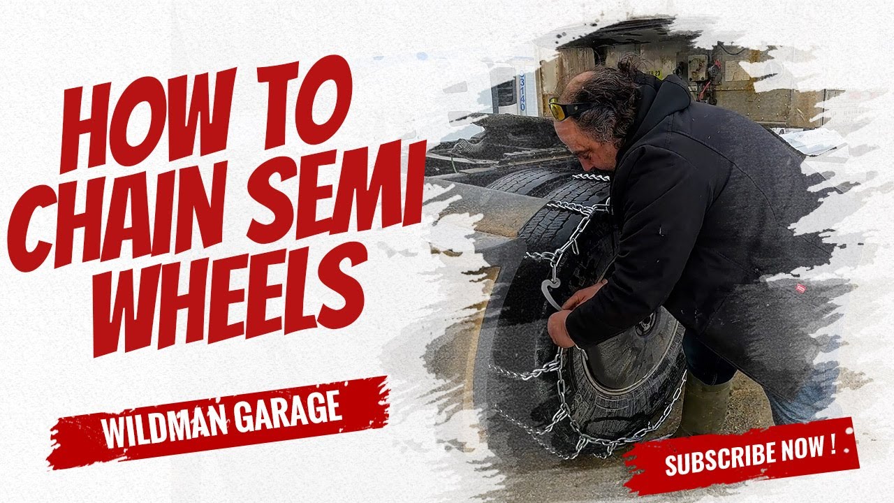 Taking Action & Teaching Others how to Properly Chain Wheels for Icy Conditions!