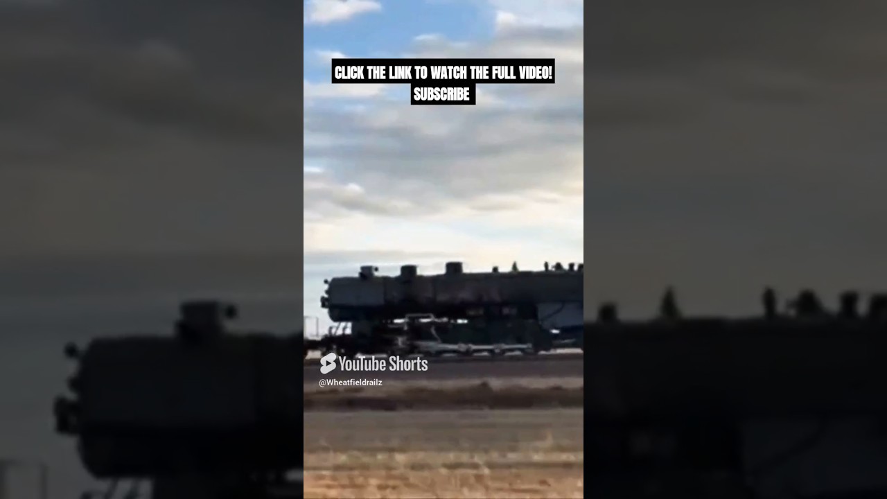 PASSING BY THE UNION PACIFIC DONATION TRAIN W UP 3985 & UP 5511! 