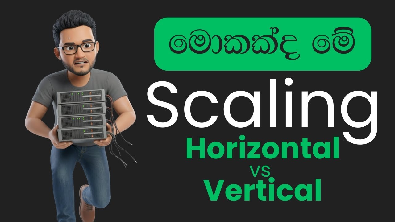 Scaling සිංහලෙන් (Horizontal vs Vertical)