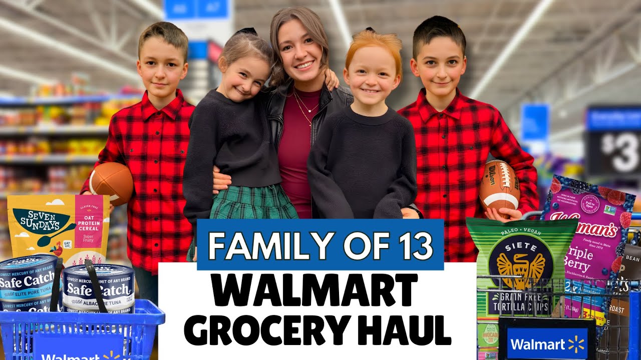 Walmart Grocery Haul for a Family of 13 | Real Life Shopping in 2026