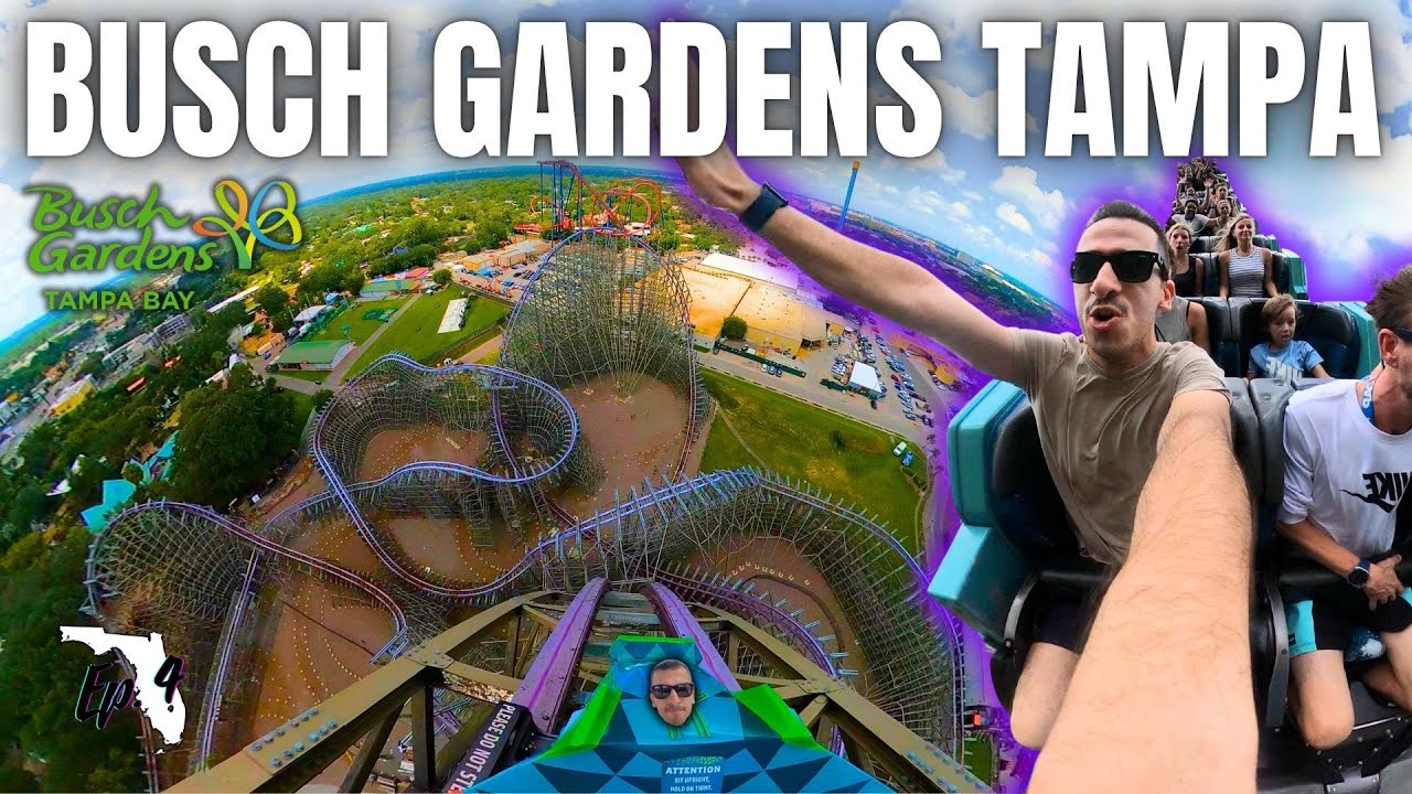 🎢 Tutti i Busch Gardens Tampa Bay! Adrenalina, animali e divertimento | Florida ep. 4