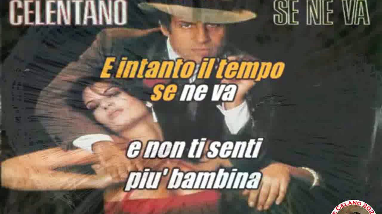 Adriano Celentano   Il tempo se ne va KARAOKE FAIR USE
