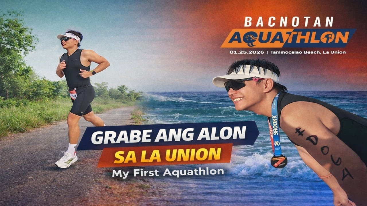 Surviving My First Aquathlon | Bacnotan Aquathlon 2026