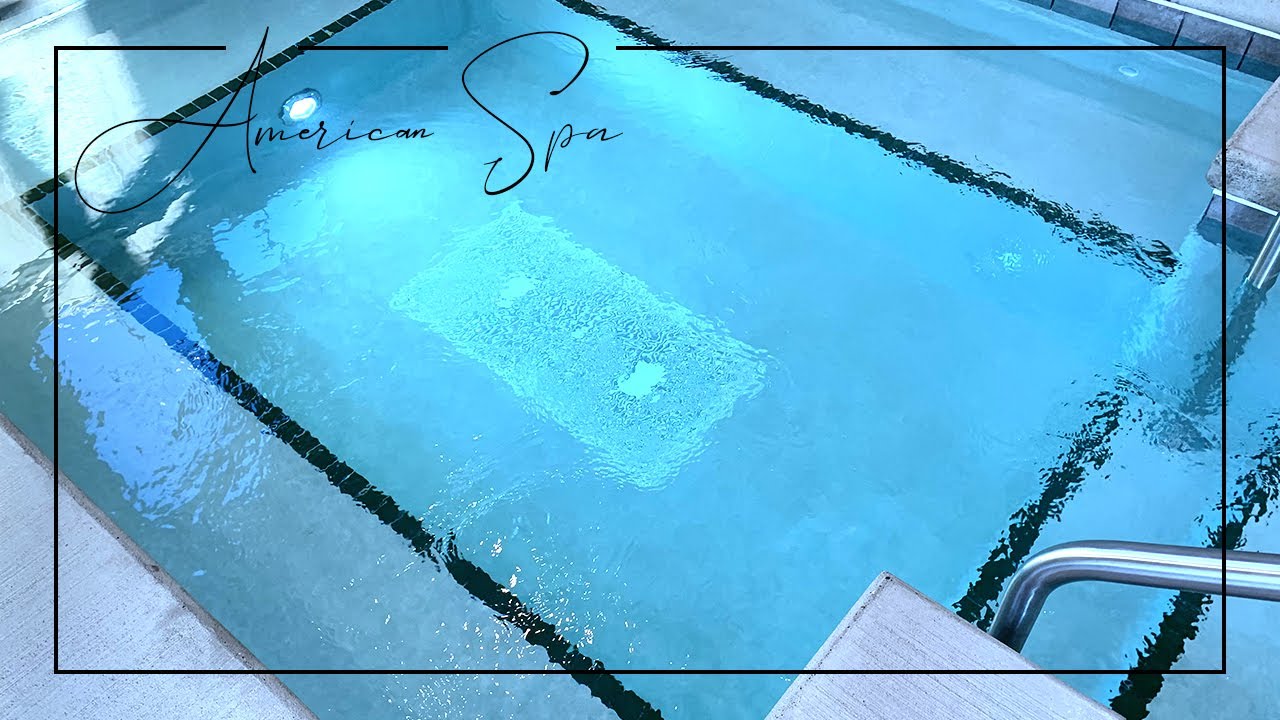 American Spa, white noise hot tub ambiance,  6 hours, 4k 60fps