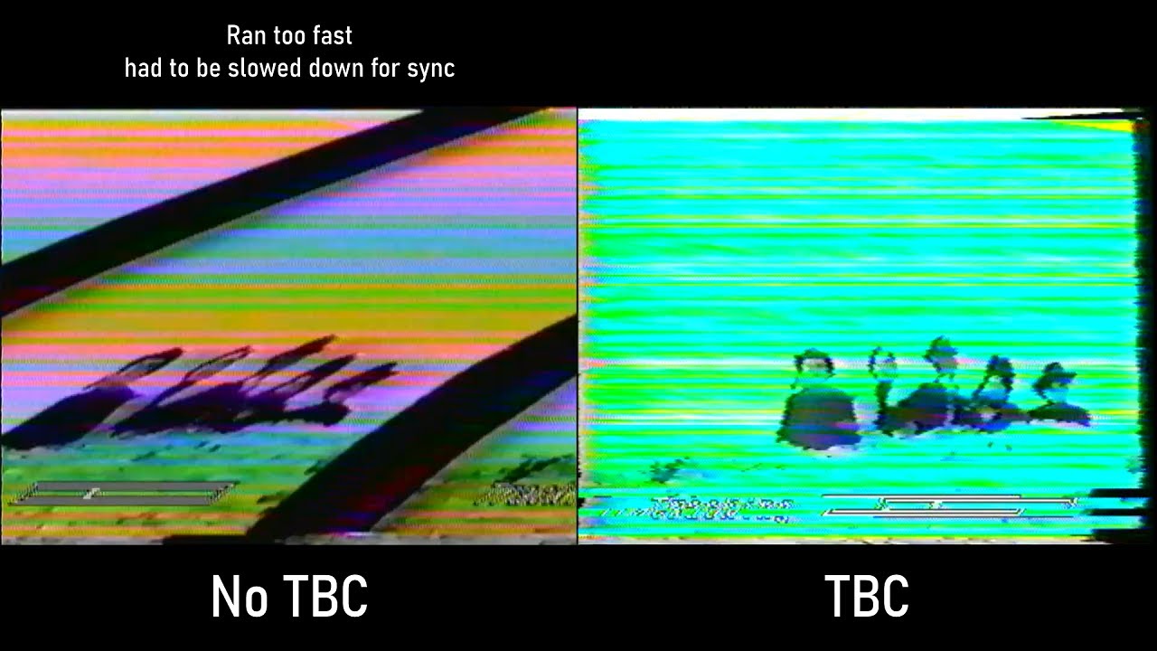 Time Base Correction on a High Generation Tape