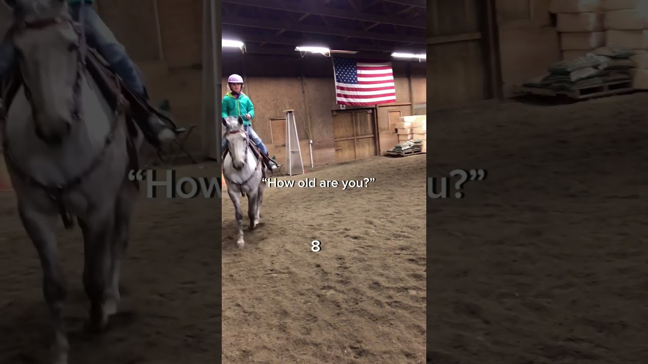 Yes that is the same horse but 6 years apart! Yes she is bridleless in the the second clip