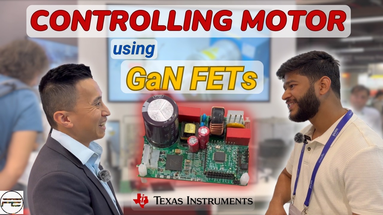 Smaller, Smarter Motor Control | How to drive motors using #ganfet? #PCIMeurope 2024 Vlog1