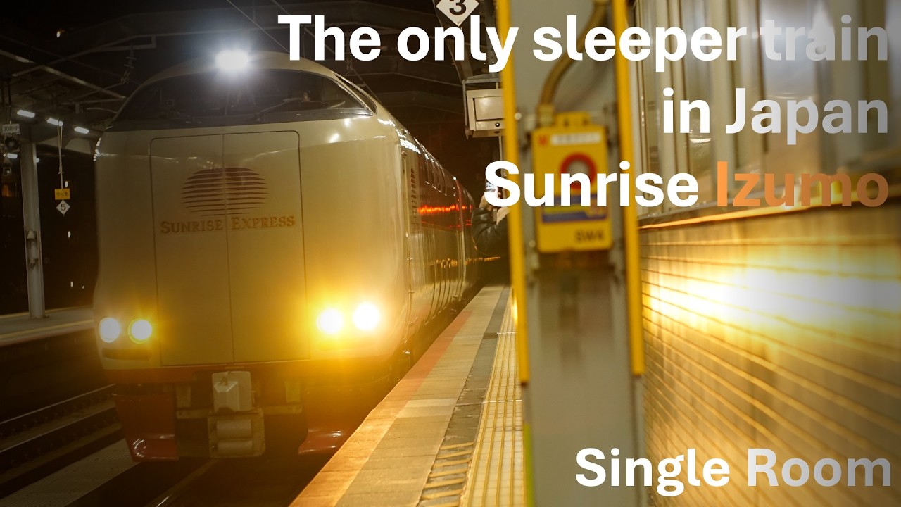 12 Hours on Japan's LAST Sleeper Train: Sunrise Izumo the moving hotel!