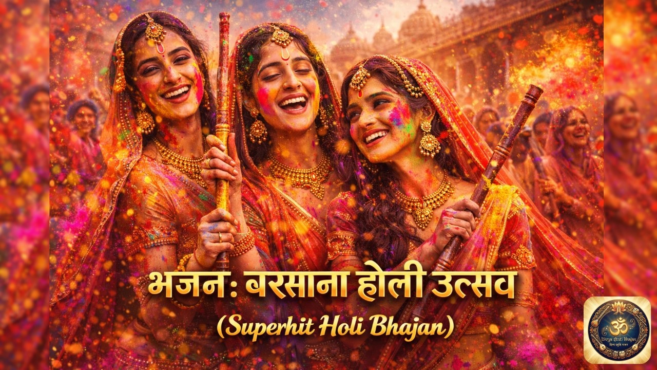 Barsana Holi Utsav Superhit Holi Bhajan | Radha Krishna Holi बरसाना होली उत्सव | Lathmar Holi Bhajan