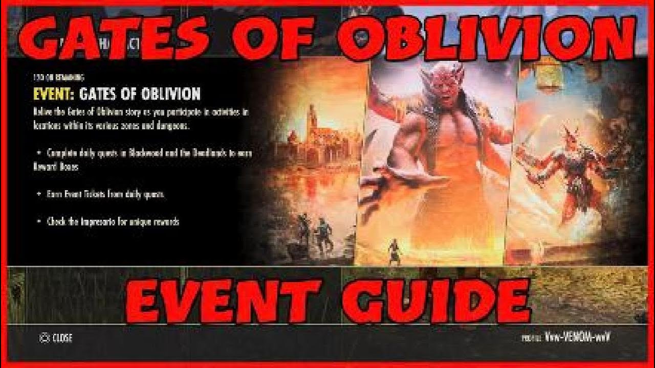 Eso | Gates Of Oblivion Event Guide