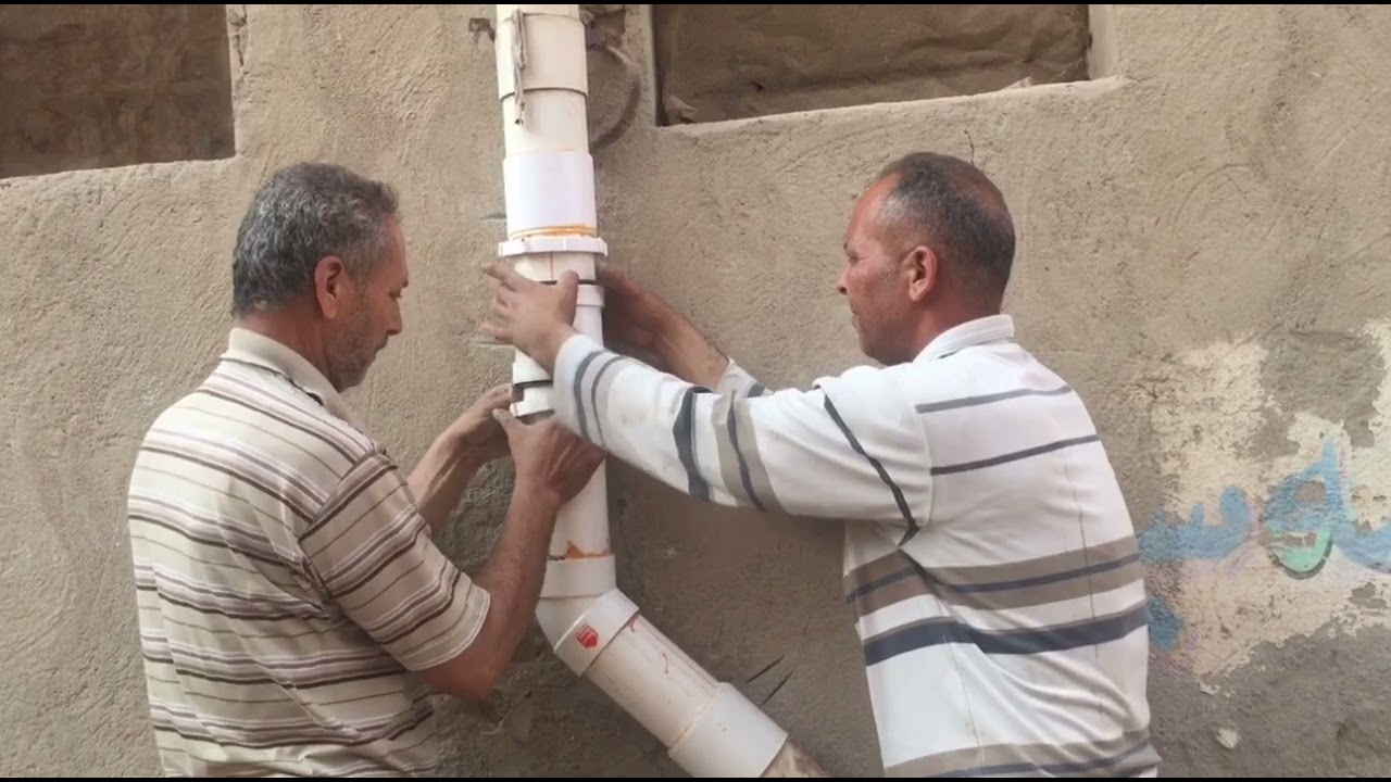 #مباشر اصلاح ماسورة مكسورة صرف صحي